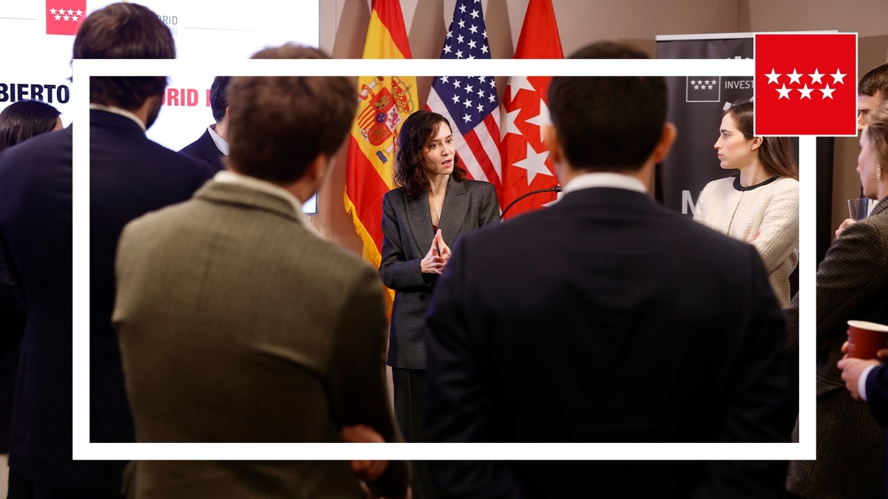 🇺🇸 Díaz Ayuso: Nada nos gustaría más que siguieran poniendo sus ojos en la capital de España