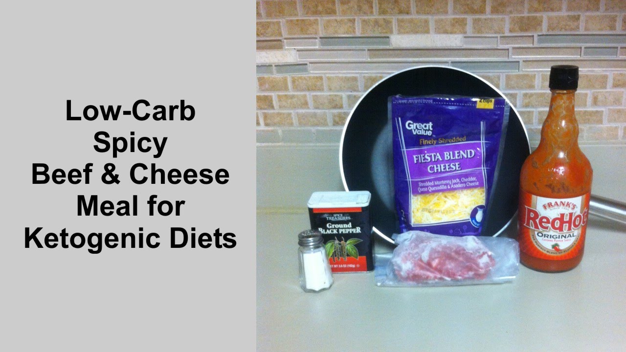 Low Carb Spicy Beef and Cheese Recipe for Ketogenic Diets YouTube