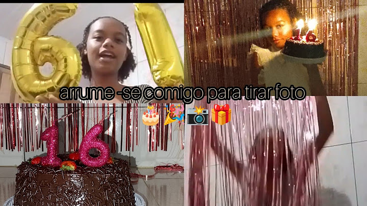 Arrume - se comigo para tirar foto no meu aniversário 🎂🎉📸🎁