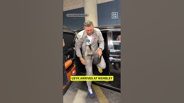 OLEKSANDR USYK ARRIVES FOR FIGHT NIGHT 🙌 #shorts