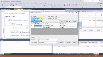 Bài 9. Sử dụng Entity FrameWork xử lý các Stored Procedure đã xây dựng trên Sql Server