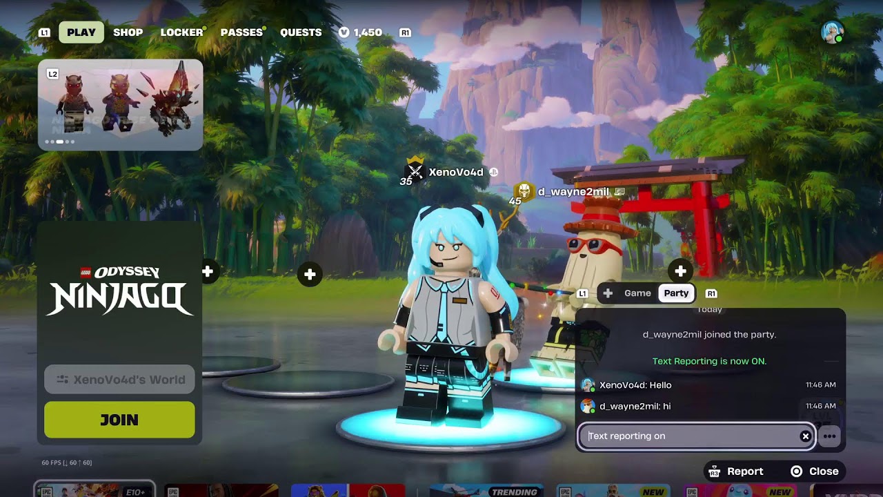 Playing lego fortnite for a while