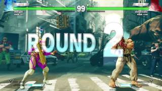 SFV Beta 4 - HiFight (R.Mika) vs sloternabe (Ryu)