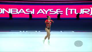 ONBASI Ayse (TUR) - 2021 Aerobic Worlds, Baku (AZE) Qualifications Individual Women