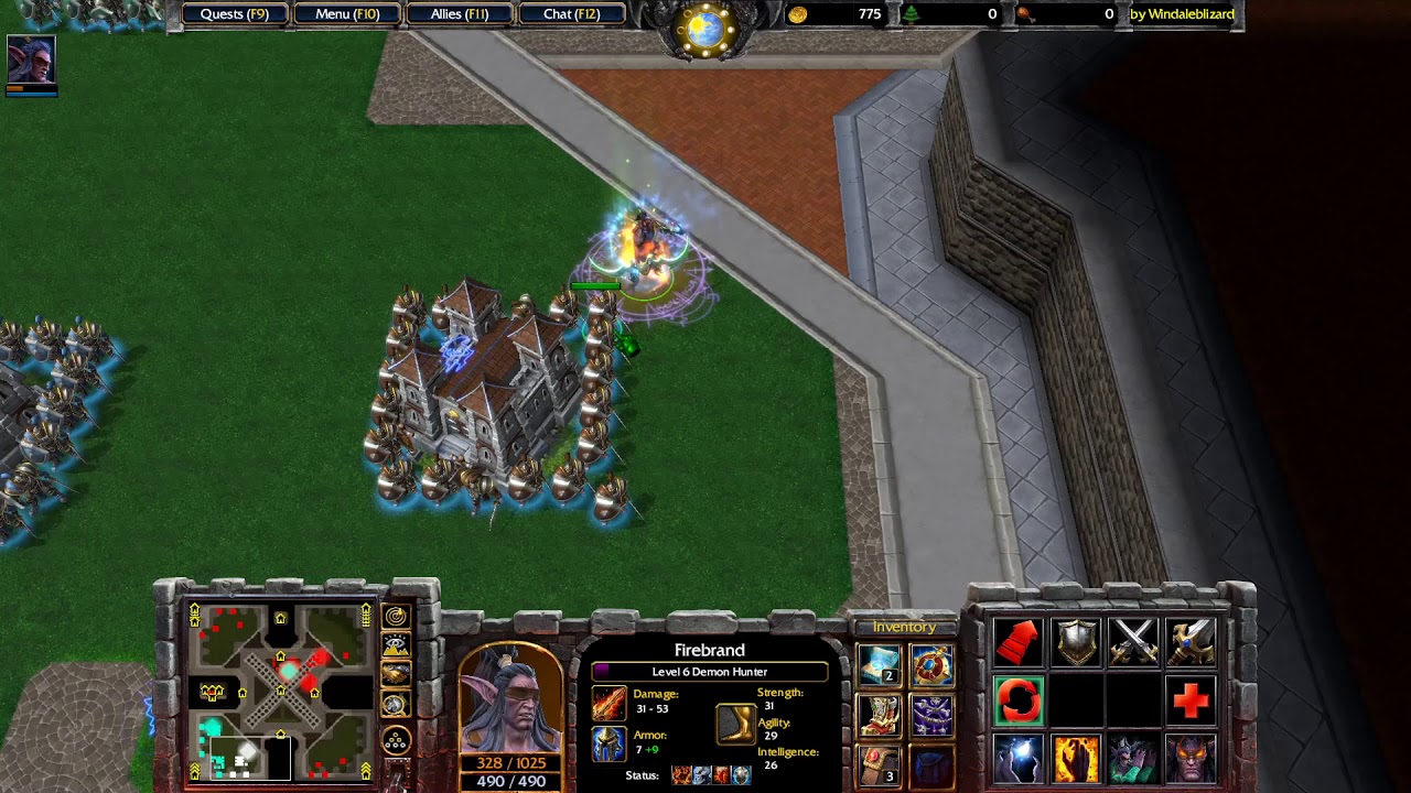 Warcraft 3 reforged beta! FOOTMEN FRENZY 5.4 AR-Demon Hunter