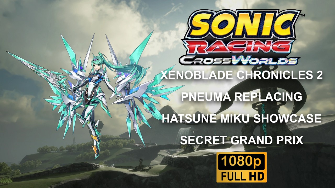 Sonic Racing Crossworlds | Pneuma over Hatsune Miku MOD | Secret Grand Prix 1080p 60fps