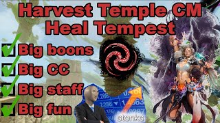 Staff Heal Tempest in Harvest Temple CM