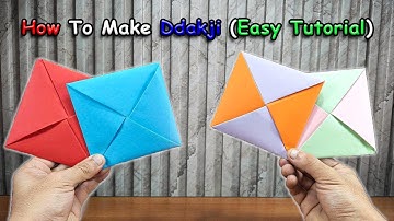 How to make Ddakji (Easy Tutorial) 