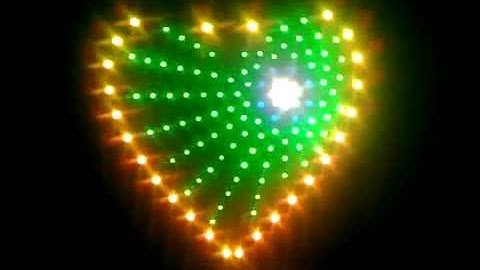 Led trái tim 7 màu