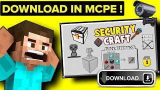 How To Download Security Craft Addon In Minecraft Pe In Android | Security Mod Minecraft Pe | screenshot 5