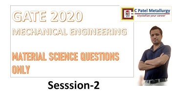 GATE 2020 Mechanical Engineering Session 2