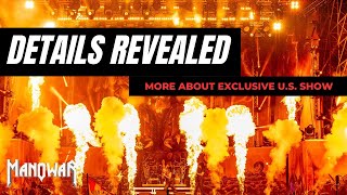 Manowar: Joey De Maio Reveals Details About Exclusive U.s. Show 2024