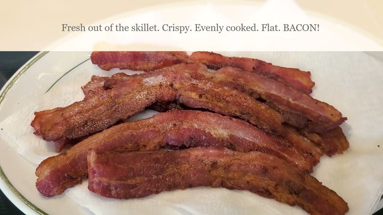 Bacon Hack! Want crispy, evenly cooked, flat bacon?