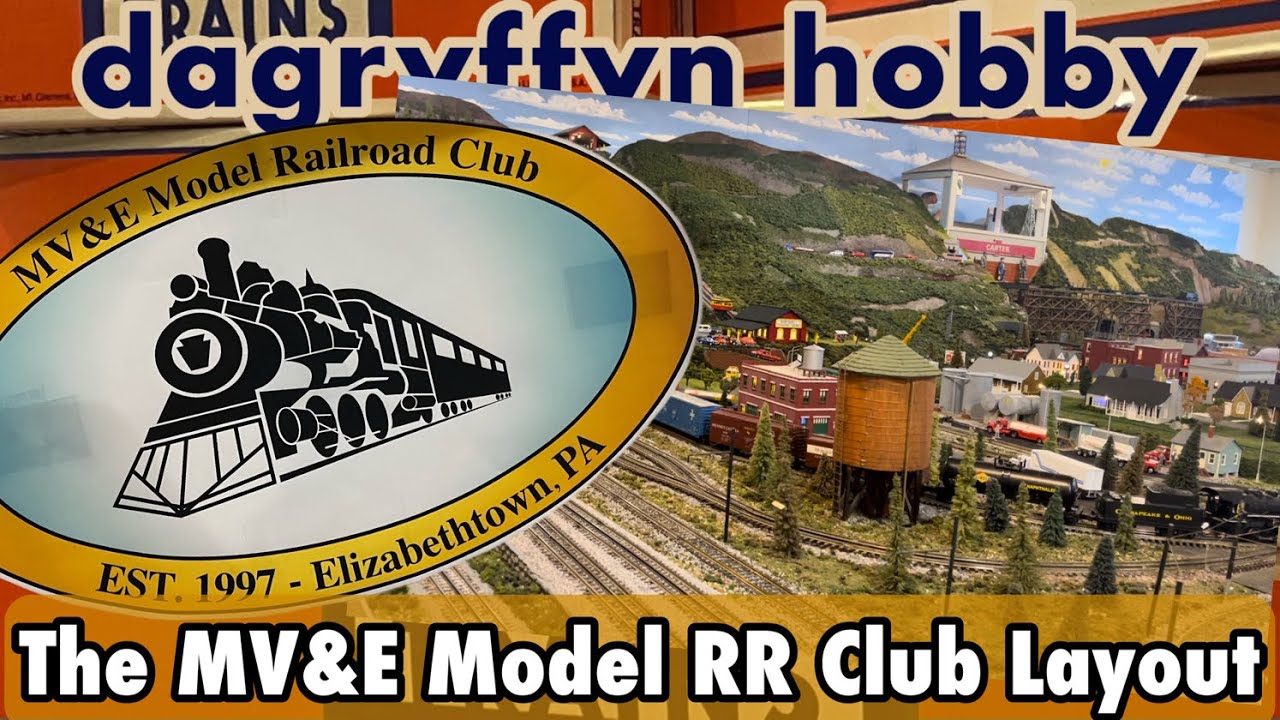 The MV&E Model Railroad Club O Gauge Layout Amazing Action! YouTube