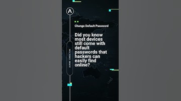 Cybersecurity Safety 101: Change Default Password #cyberprotection #cybersecurity