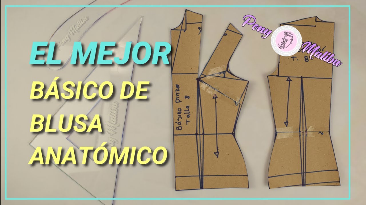 BÁSICO DE BLUSA ANATÓMICO TRAZO Y TEORÍA || Plantilla base que se adapta a todo tipo de cuerpos.