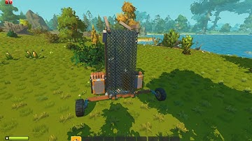 Scrap Mechanic - Wiggle Tree Harvester 3 /  Cheap Construction