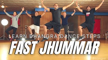 Learn Bhangra Dance Online Tutorial For Intermediate Dancers | Fast Jhummar Step By Step | Lesson 1