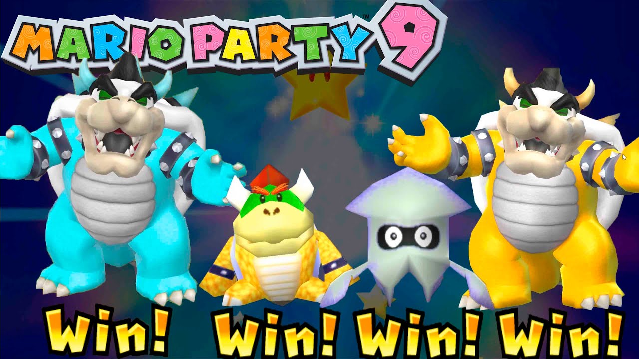 Mario Party 9 Step It Up - Bowser vs New N64 Pack Master Difficulty Gameplay #MarioGame