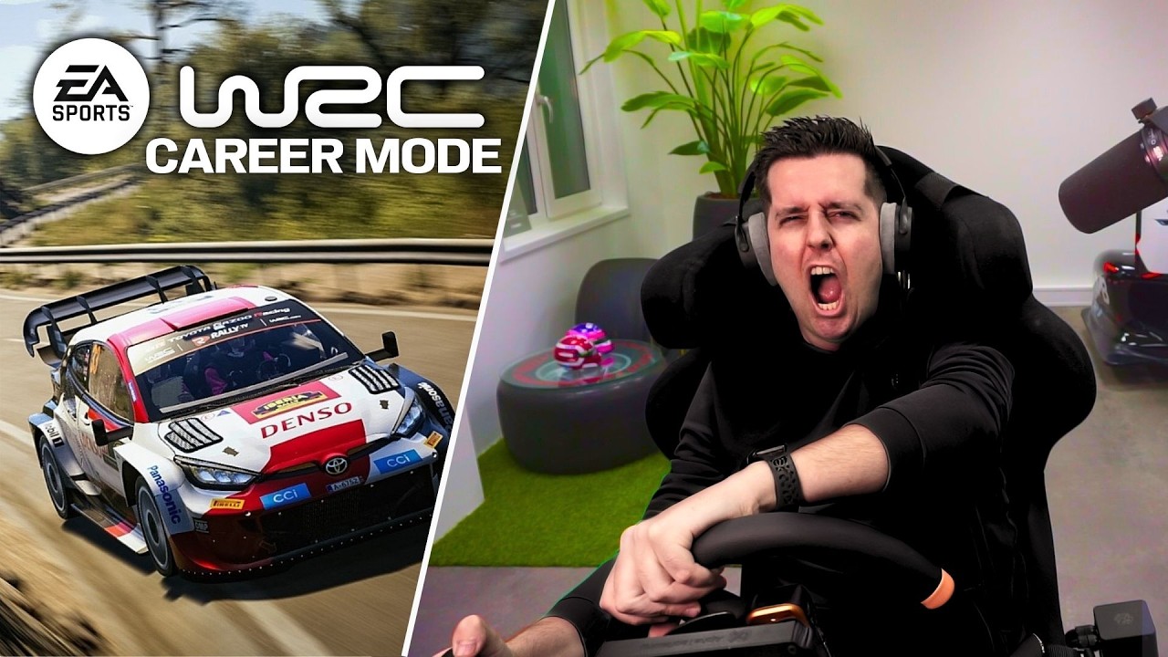 WRC Rally Career Mode in Motion Racing Simulator EP 2