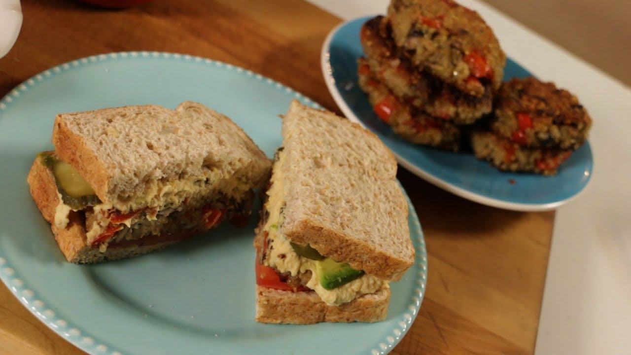 Hamburguesa de Quinoa y Hummus - Cómo me Sano