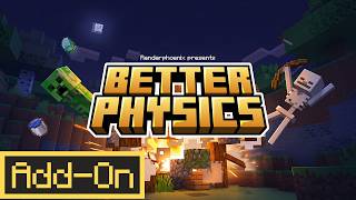 Minecraft Mobs with REALISTIC Physics! (MCPE Addon) | Free