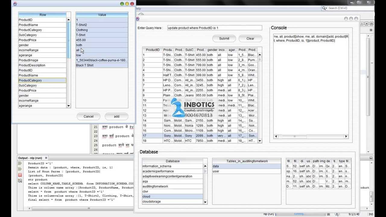 Natural language processor based sql engine youtube