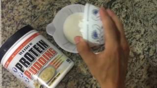 DIET PROTEIN PUDDING w/ PEANUT BUTTER &amp; COCONUT MILK