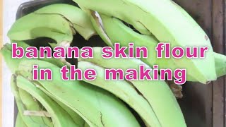 This Trick Will Turn Your Green Banana Skin Into Flour in Just a Few Seconds!