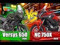 Comparativo: NC-750 x Versys-650 2020 !!!