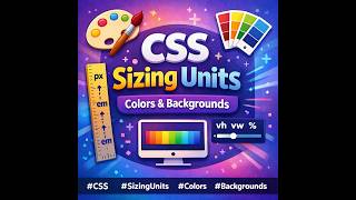 CSS Units, Colors & Backgrounds Explained | Complete Beginner Guide