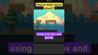 How to make sword attack in 2D platformer game?