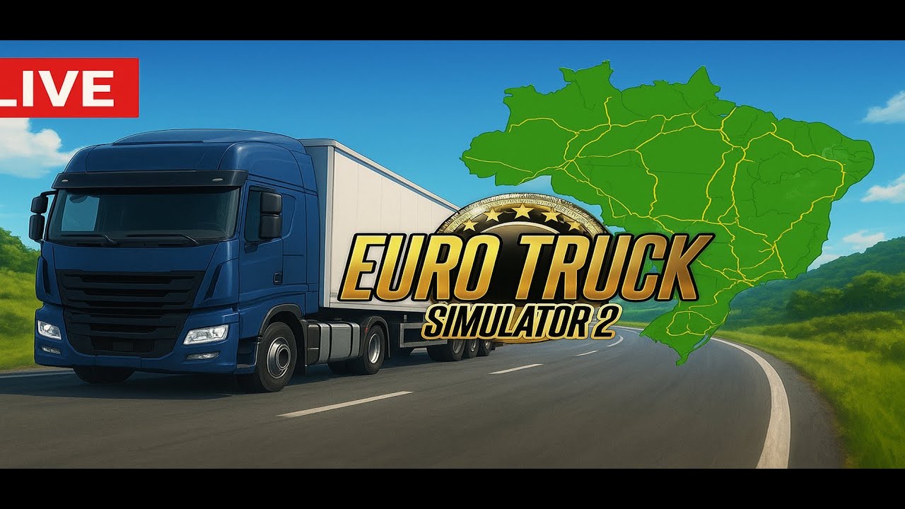 Euro Truck Simulator 2 - Comboio no Mapa Br