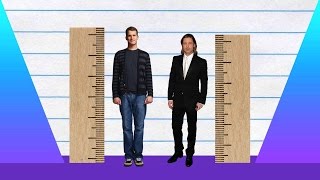 How Much Taller? - Daniel Tosh vs Brad Pitt!