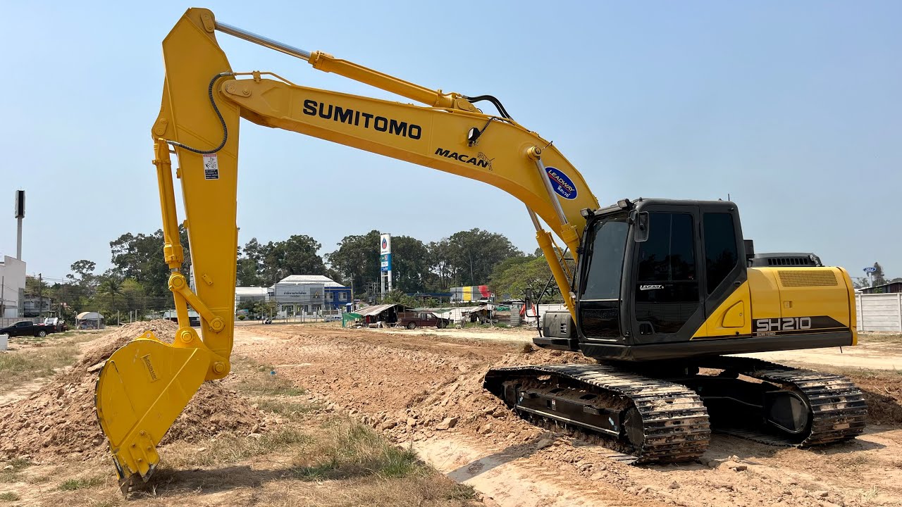 หล่อจัดSUMITOMO SH210-6 ไม่F แกะกล่องมา3.6ล้าน ลงานแรกสร้างหมูบ้านจัดสรร EP.1910