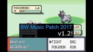 (Release) BW Music Patch v1.2 for Pokemon FireRed, Emerald, Ruby, and others!