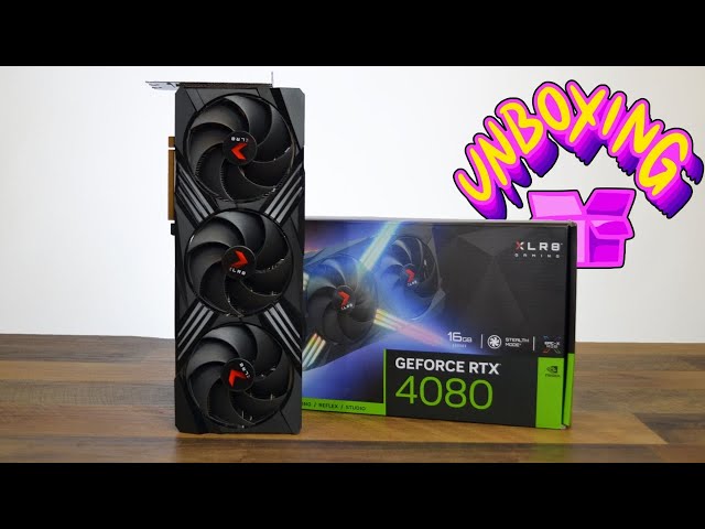 PNY XLR8 A-RGB Gaming OC Verto RTX 4080 unboxing - YouTube