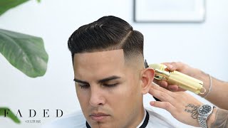 BARBER TUTORIAL  MID FADE HAIRCUT