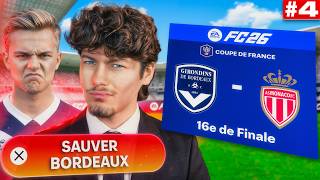 LE PROJET BORDEAUX TOURNE MAL… 😰 | CARRIÈRE MANAGER FC26 ...