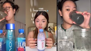 Water ASMR Mukbang Compilation (this will make you hydrated at 3 am) 🧊🌊💧