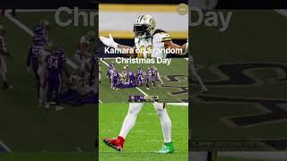 Kamara went crazy this game
