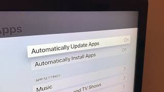Updating apps on apple tv 4