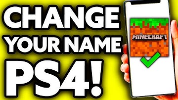 How To Change Your Name on Minecraft Playstation 4 (EASY!)