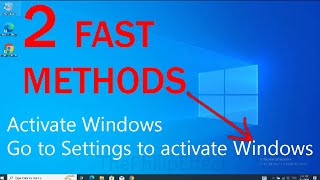 Remove Activate Windows Go To Settings To Activate Windows Watermark On Windows 10