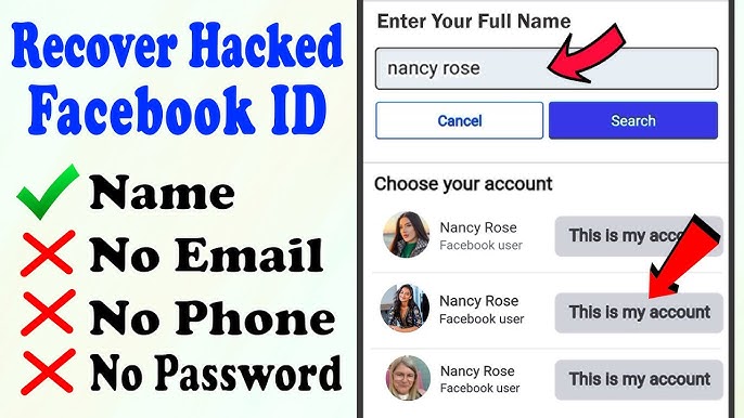 How to recover your Facebook account