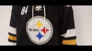 Lucky Jerseys NFL pittsburgh steelers 84 Antonio Brown Long-sleeved sweater