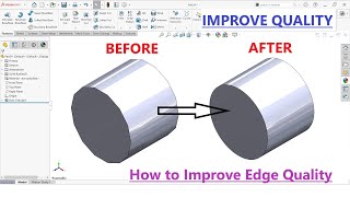 Solidworks Tips | How to Increase edge sharpness or image quality in Solidworks
