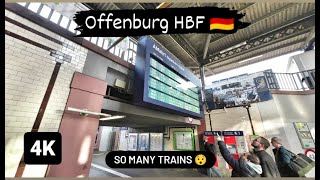 Offenburg Train Station - Walking Tour - 4K