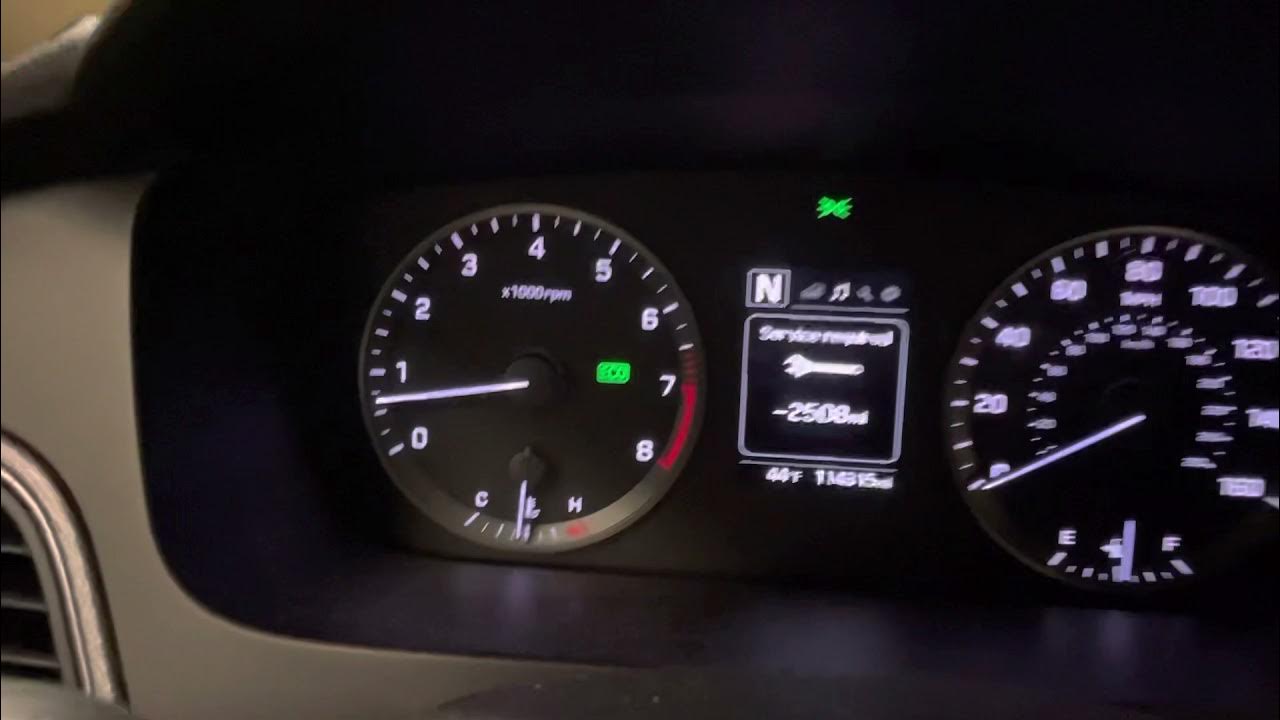2016 Hyundai Sonata oil reset apagar la Luz de manutención #Hyundai #