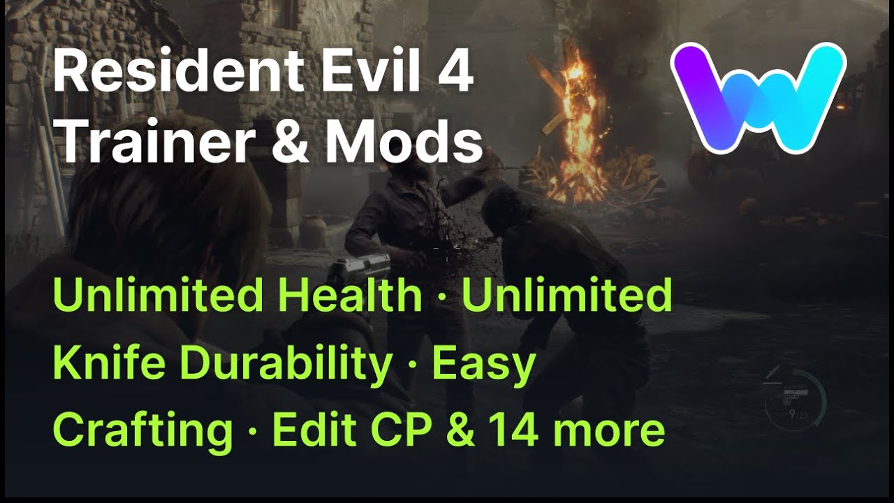 Resident Evil 4 v1.0 Plus 18 Trainer-FLiNG 